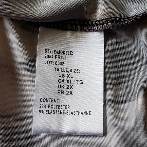 Womens Multicolour Tunic Long Sleeve Top- Size XL - Picture 7 of 7